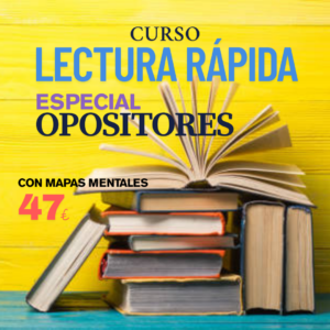 Curso "LECTURA RÁPIDA ESPECIAL OPOSITORES"